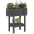 Jardinera madera maciza de pino gris 62x30x69
