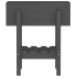 Jardinera madera maciza de pino gris 62x30x69