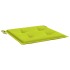 Cojines de silla de jardín 6 uds tela Oxford verde 40x40x3