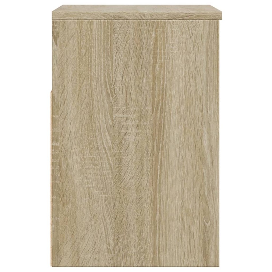 Banco zapatero madera contrachapada roble Sonoma 60x30x45