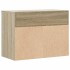 Banco zapatero madera contrachapada roble Sonoma 60x30x45