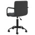 Silla de comedor giratoria de terciopelo
