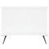 Mesa de centro madera contrachapada blanco 90x50x40