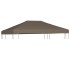 Toldo de cenador gris topo 310 g/m² 3x4