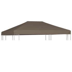 Toldo de cenador gris topo 310 g/m² 3x4