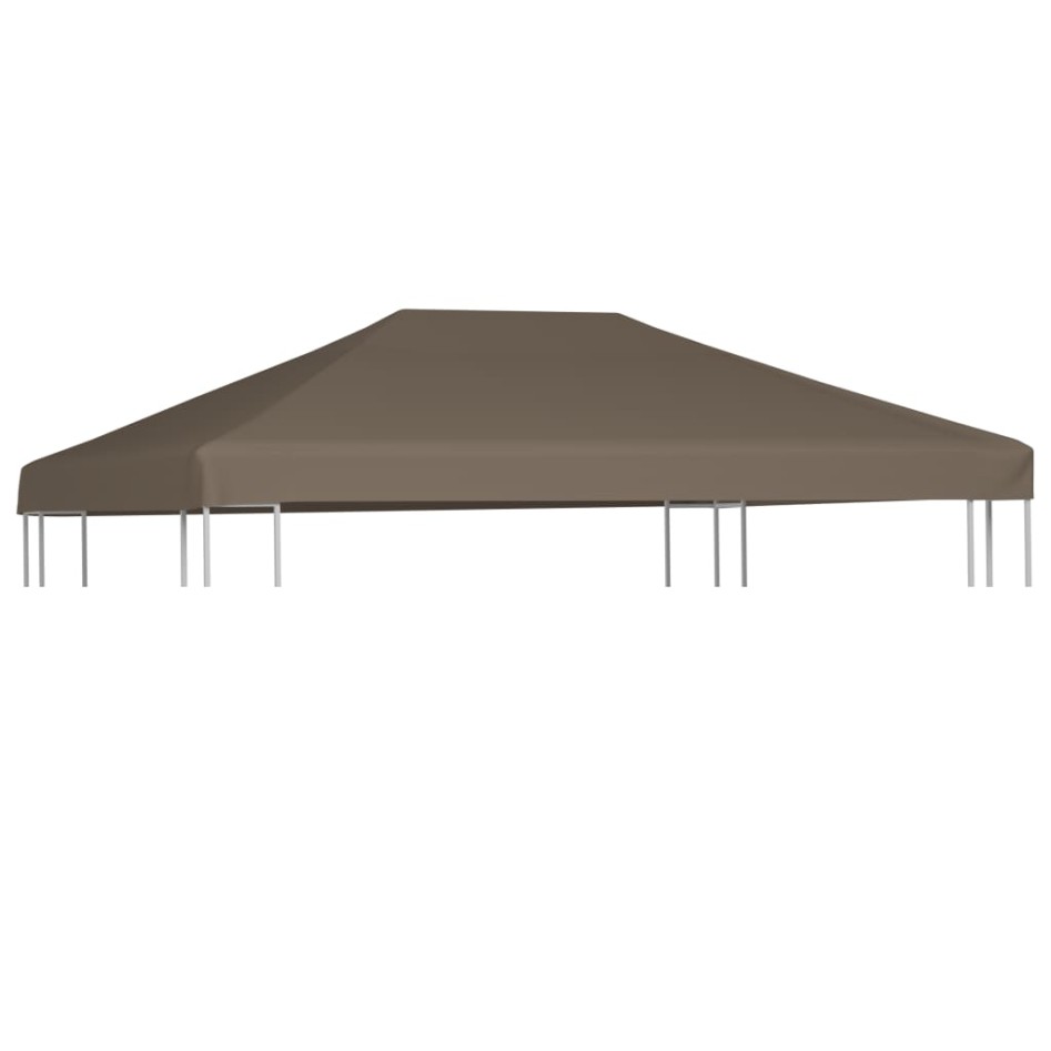 Toldo de cenador gris topo 310 g/m² 3x4