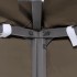 Toldo de cenador gris topo 310 g/m² 3x4