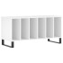 Mueble para discos madera contrachapada blanco 100x38x48