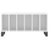 Mueble para discos madera contrachapada blanco 100x38x48