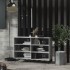 Aparador de madera de ingeniería gris Sonoma 103,5x35x70