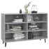 Aparador de madera de ingeniería gris Sonoma 103,5x35x70