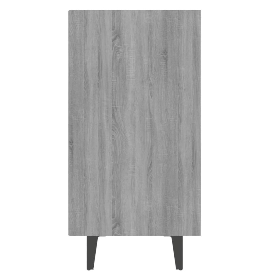 Aparador de madera de ingeniería gris Sonoma 103,5x35x70