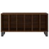 Mueble discos madera contrachapada roble marrón 100x38x48