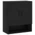Armario de pared madera de ingeniería negro 60x31x70