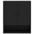 Armario de pared madera de ingeniería negro 60x31x70
