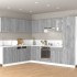 Armario colgante madera ingeniería gris Sonoma 60x31x40
