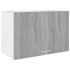 Armario colgante madera ingeniería gris Sonoma 60x31x40