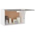 Armario colgante madera ingeniería gris Sonoma 60x31x40