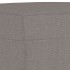 Reposapiés de tela gris taupe 60x50x41