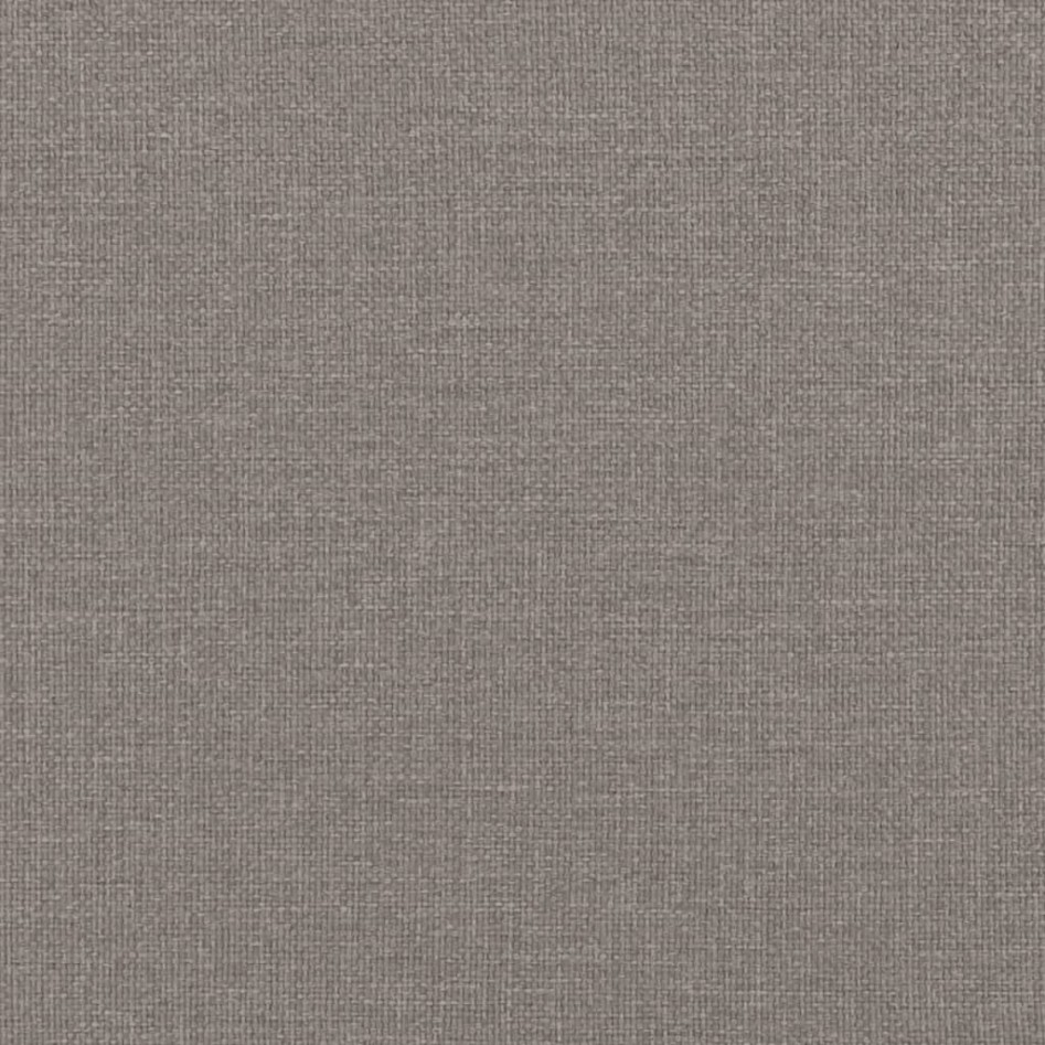 Reposapiés de tela gris taupe 60x50x41