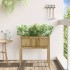 Jardinera con patas madera de pino impregnada 70x31x70