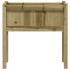 Jardinera con patas madera de pino impregnada 70x31x70