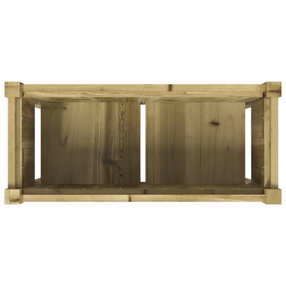 Jardinera con patas madera de pino impregnada 70x31x70