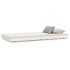 Estructura de cama sin colchón madera de pino blanca 90x200