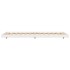 Estructura de cama sin colchón madera de pino blanca 90x200