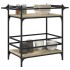 Carrito de cocina madera ingeniería roble Sonoma 82x40x78,5