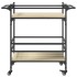 Carrito de cocina madera ingeniería roble Sonoma 82x40x78,5