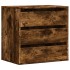 Cajonera de esquina madera ingeniería roble ahumado 60x41x58