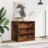 Cajonera de esquina madera ingeniería roble ahumado 60x41x58