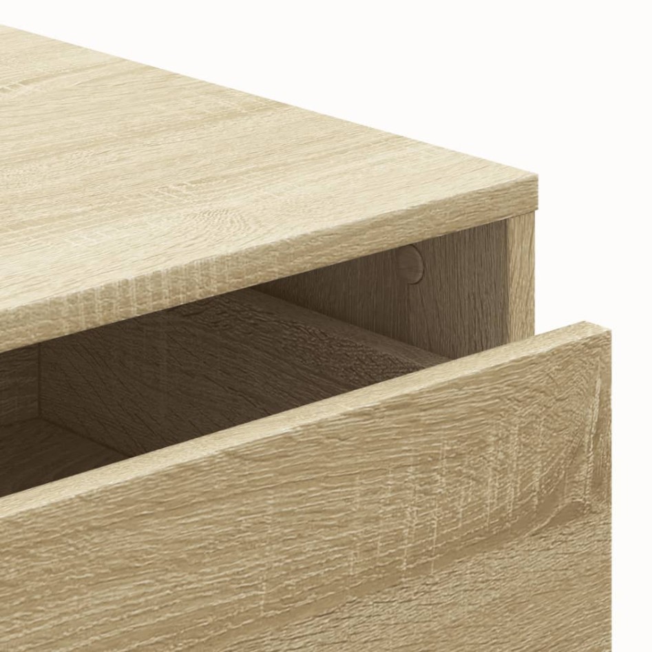 Cajonera de esquina madera ingeniería roble Sonoma 60x41x58