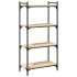 Librería 4 estantes madera ingeniería roble Sonoma 60x30x120