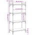Librería 4 estantes madera ingeniería roble Sonoma 60x30x120