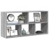 Estantería de pared madera ingeniería gris Sonoma 100x25x50