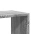 Estantería de pared madera ingeniería gris Sonoma 100x25x50