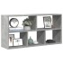 Estantería de pared madera ingeniería gris hormigón
