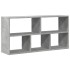Estantería de pared madera ingeniería gris hormigón