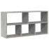 Estantería de pared madera ingeniería gris hormigón
