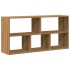 Estante de pared madera ingeniería roble artisian 100x25x50