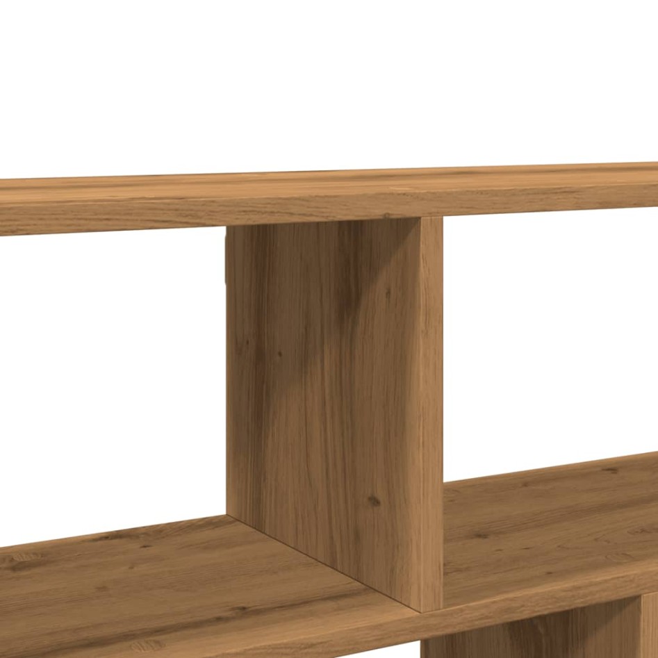 Estante de pared madera ingeniería roble artisian 100x25x50