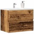 Mueble de baño madera de ingeniería envejecida 60x38,5x45