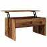Mesa de centro madera de ingeniería envejecida 80x50,5x41,5