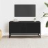 Mueble de TV madera de ingeniería y metal negro 80x34,5x40