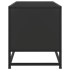 Mueble de TV madera de ingeniería y metal negro 80x34,5x40
