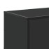 Mueble de TV madera de ingeniería y metal negro 80x34,5x40