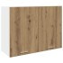 Armario colgante madera de ingeniería roble artisan 80x31x60