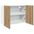 Armario colgante madera de ingeniería roble artisan 80x31x60